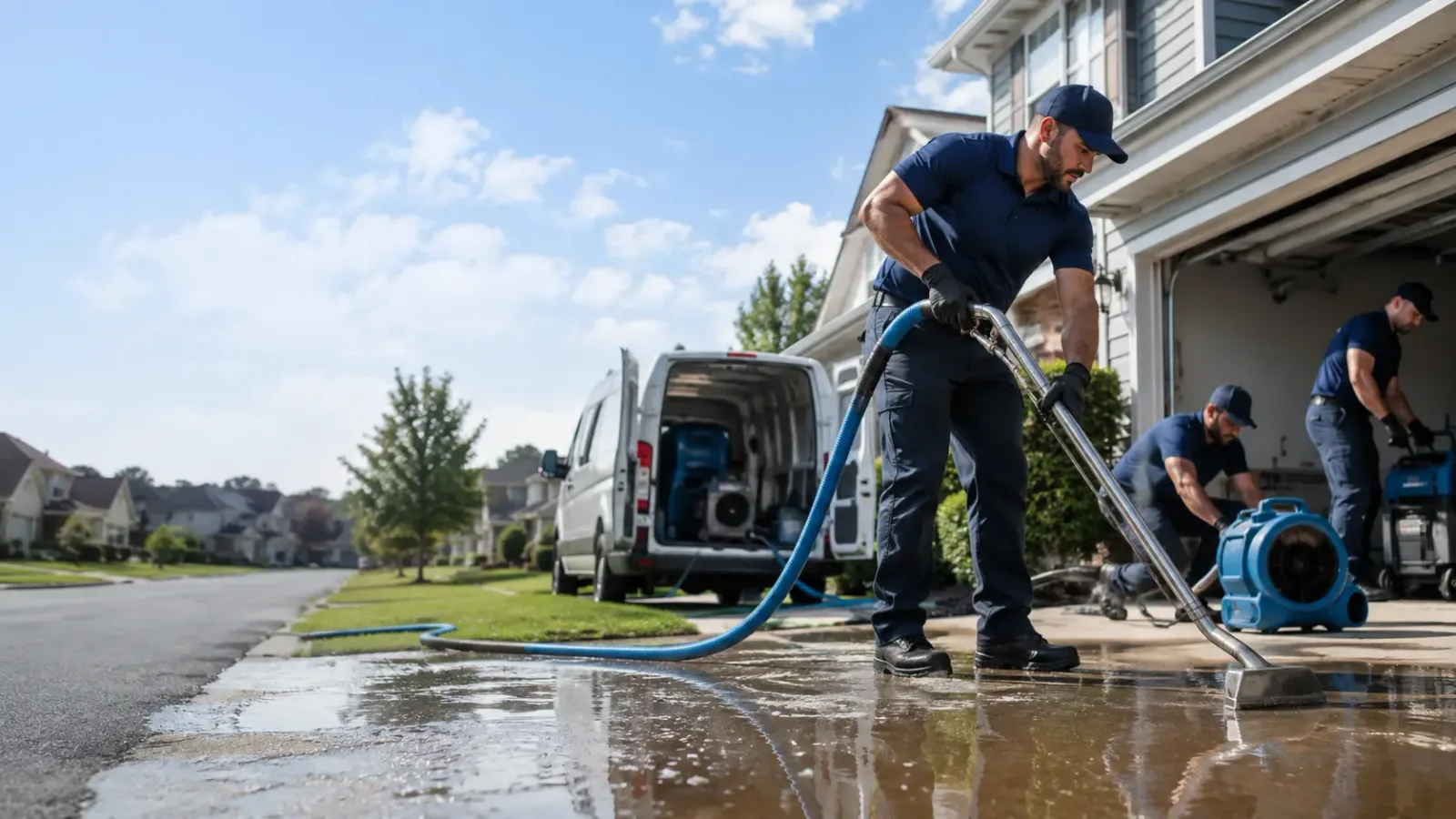 Flood Damage Restoration in La Rue, OH